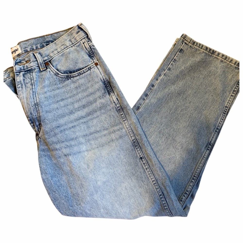Wrangler Men’s Loose Straight Fit Blue Jeans